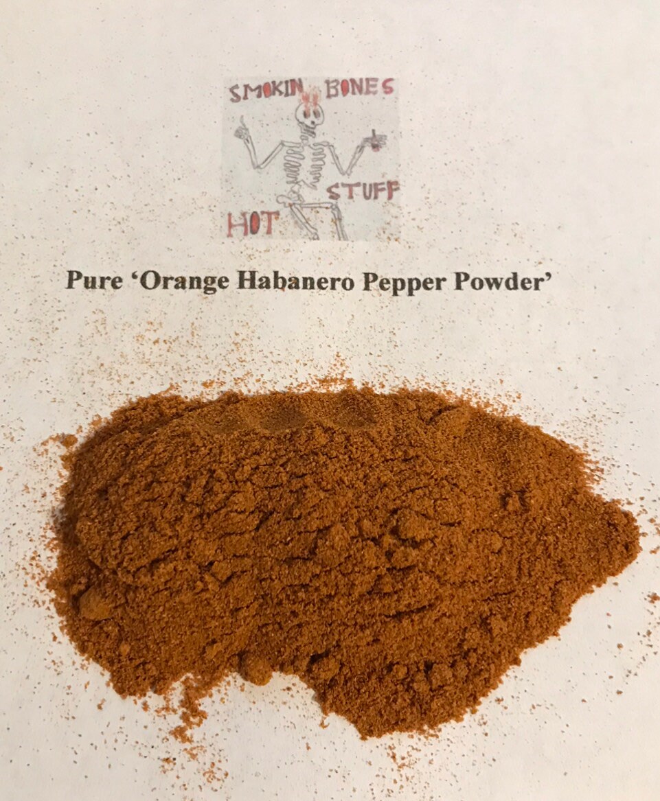Pure 'Orange Habanero Pepper Powder' 7 grams 1/4 oz Etsy