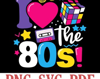 I Love The 80s Etsy