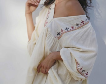 JANA EMBROIDERED DRESS