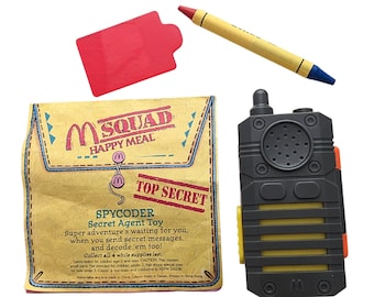 Spy Coder Walkie Talkie ・Vintage McDonald's Toy