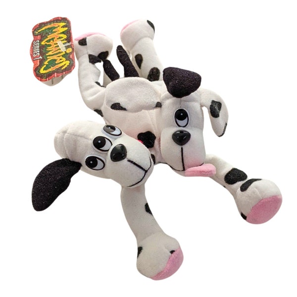 Vintage FI-DO The Dalmutation Dog Plush Toy 1997 Meanies Series 1