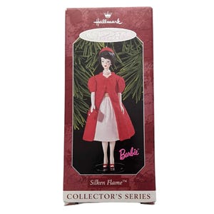 Silken Flame Barbie Ornament Vintage 1998 Hallmark Keepsake