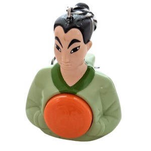 Mulan Ornament Upcycled Vintage McDonald&#39;s Toy