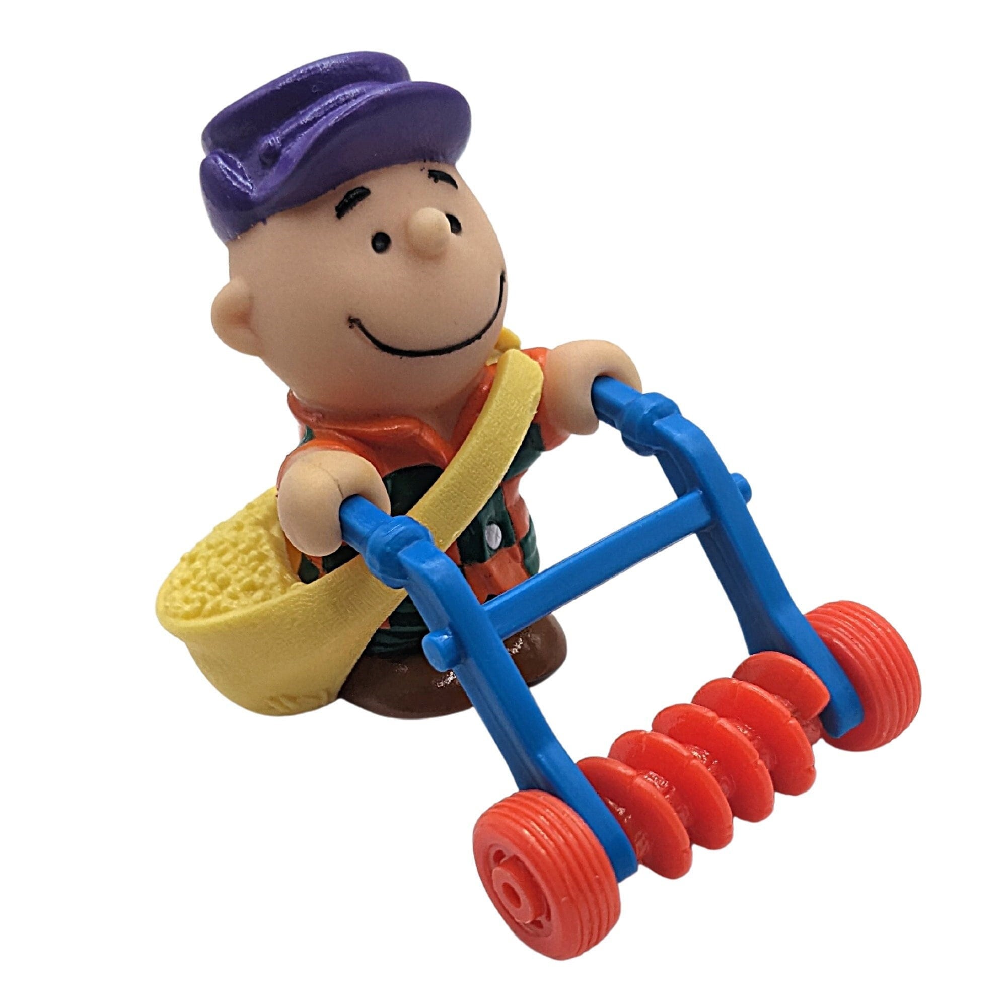 CHARLIE BROWN Skediddler 未使用品 デッドストック品 Charlie Brown's Seed Bag Tiller・vintage Mcdonald's Toy - Etsy