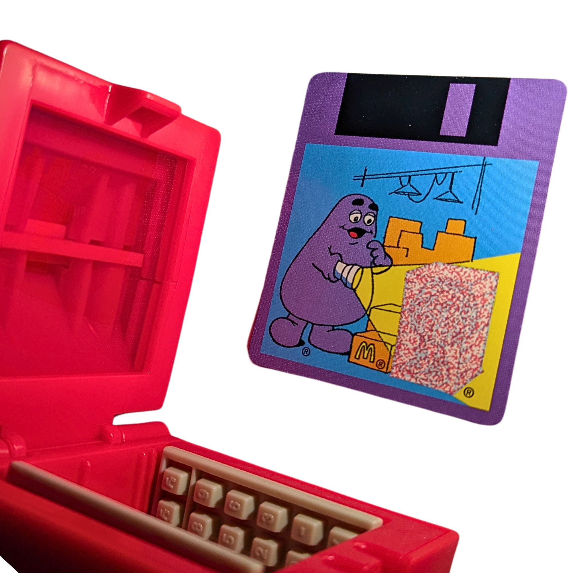 Mcdonald's Happy Meal Box Computer Vintage Transformer Toy - Etsy