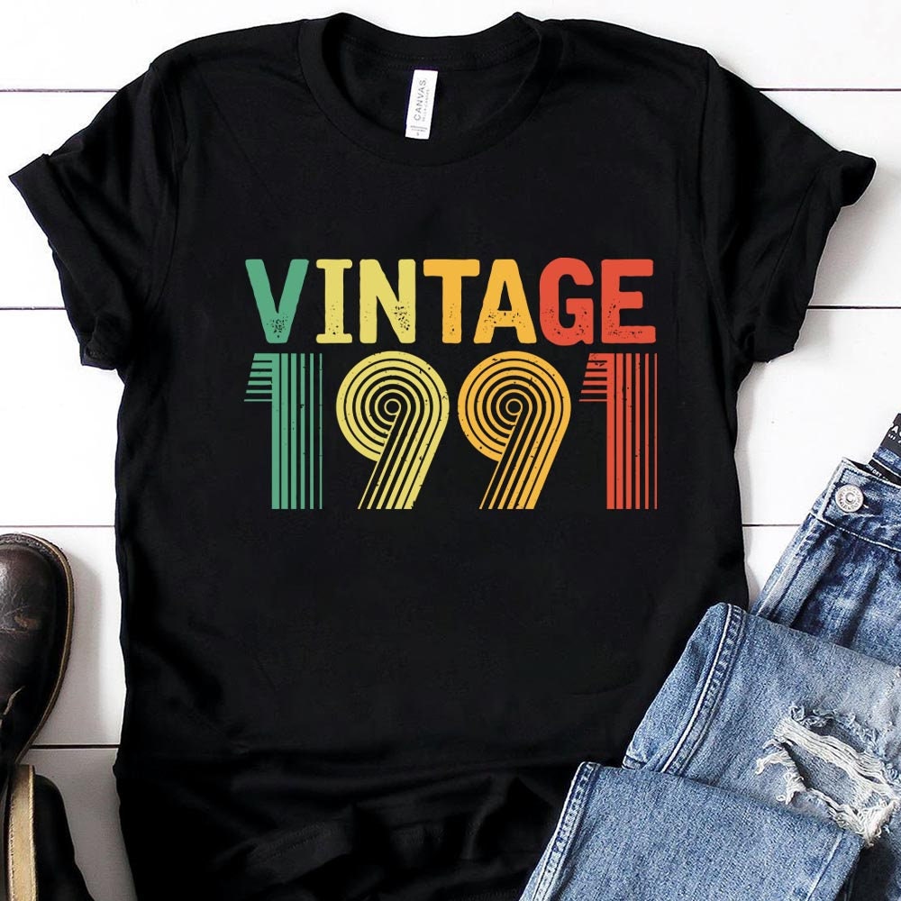 1991 Shirt Vintage 1991 Unisex T-Shirt/Hoodie/Crewsweatshirt | Etsy