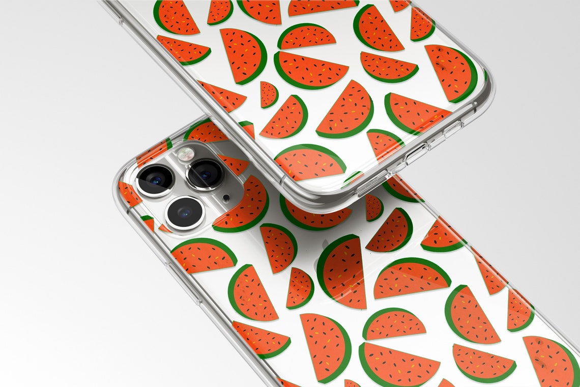 Watermelon Phone Case iPhone Cases Samsung Cases Clear Etsy