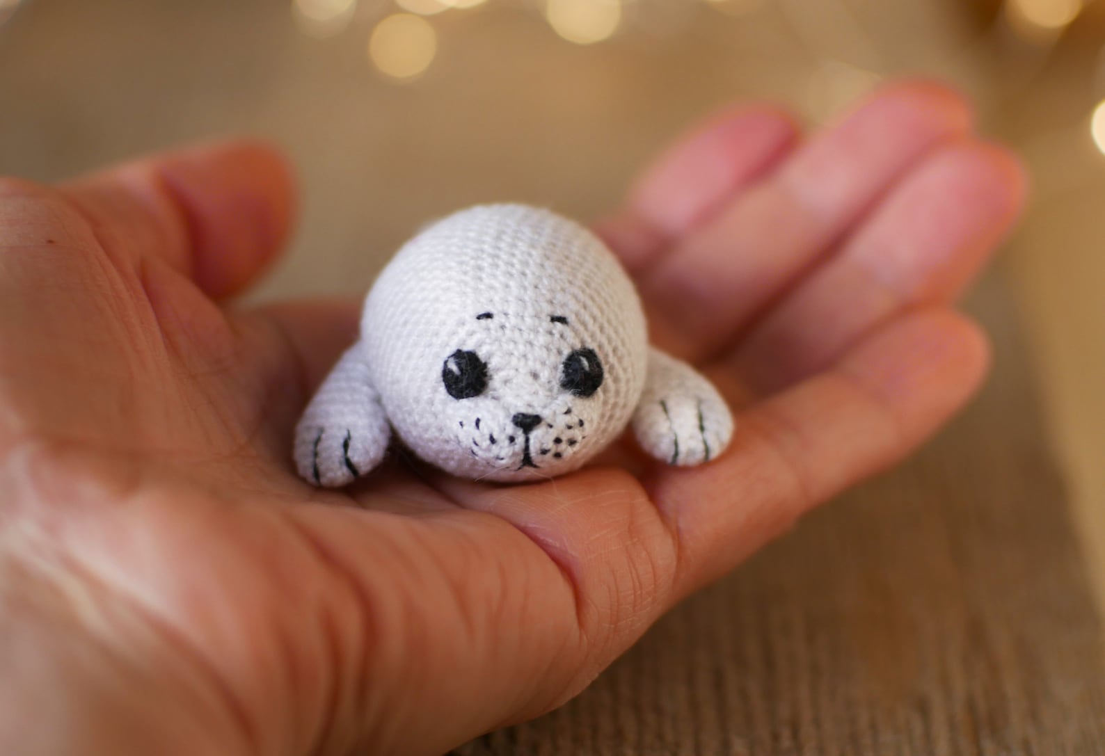 Crochet baby seal pattern Miniature amigurumi animal tutorial Etsy