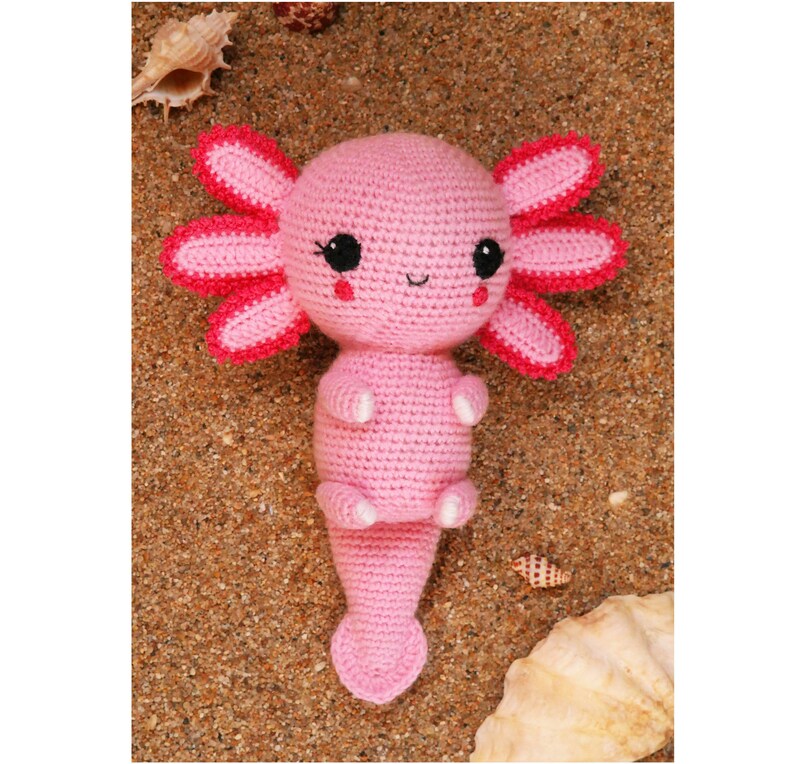 Axolotl Plush Crochet Pattern Etsy