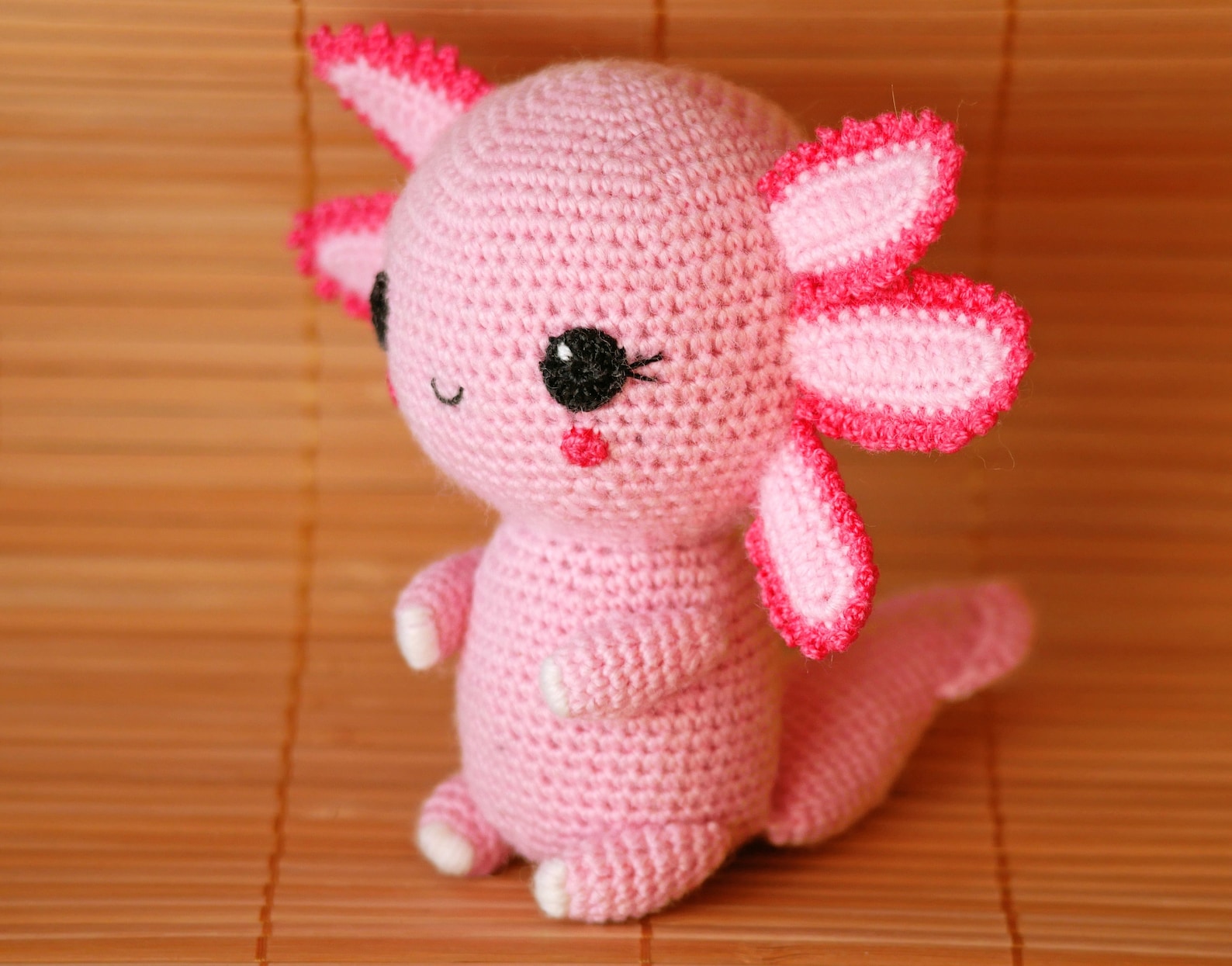 Axolotl plush crochet pattern | Etsy