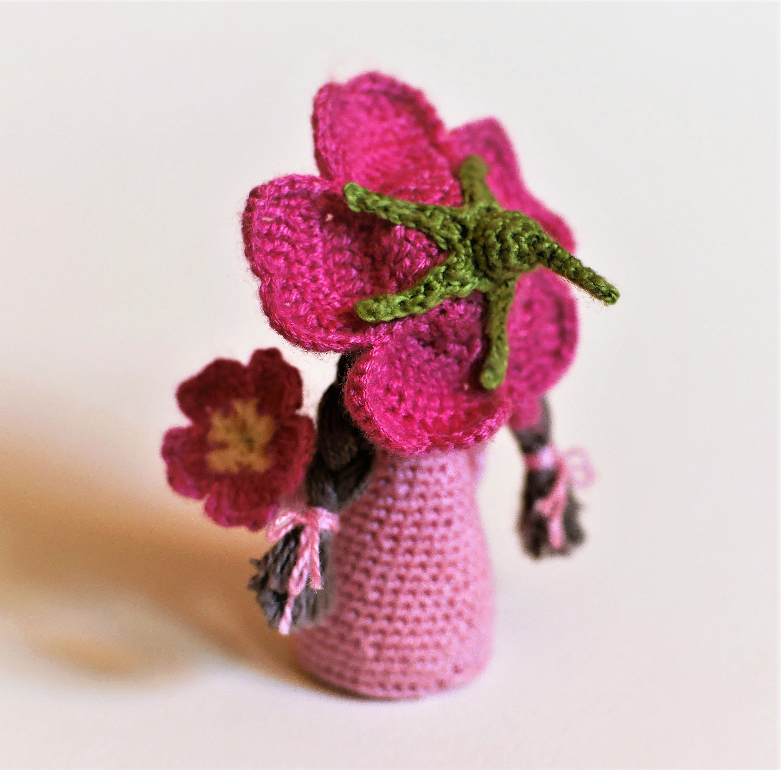 CROCHET PATTERN Flower fairy doll Miniature amigurumi Wild Etsy