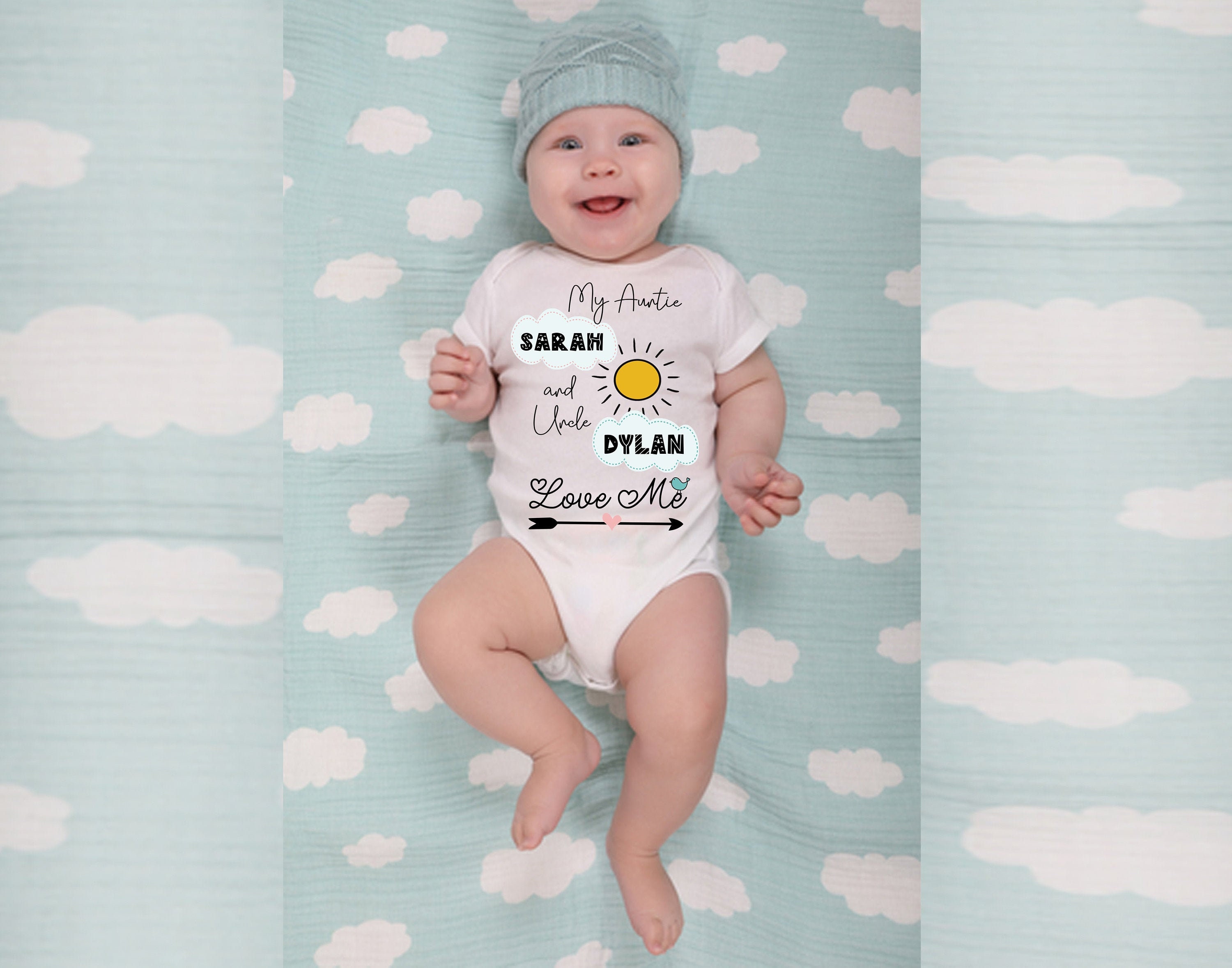 aunt and uncle shirts for babies