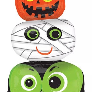 Halloween Köpfe 36&quot; Mylar Folie Ballon Supershape Party Dekoration