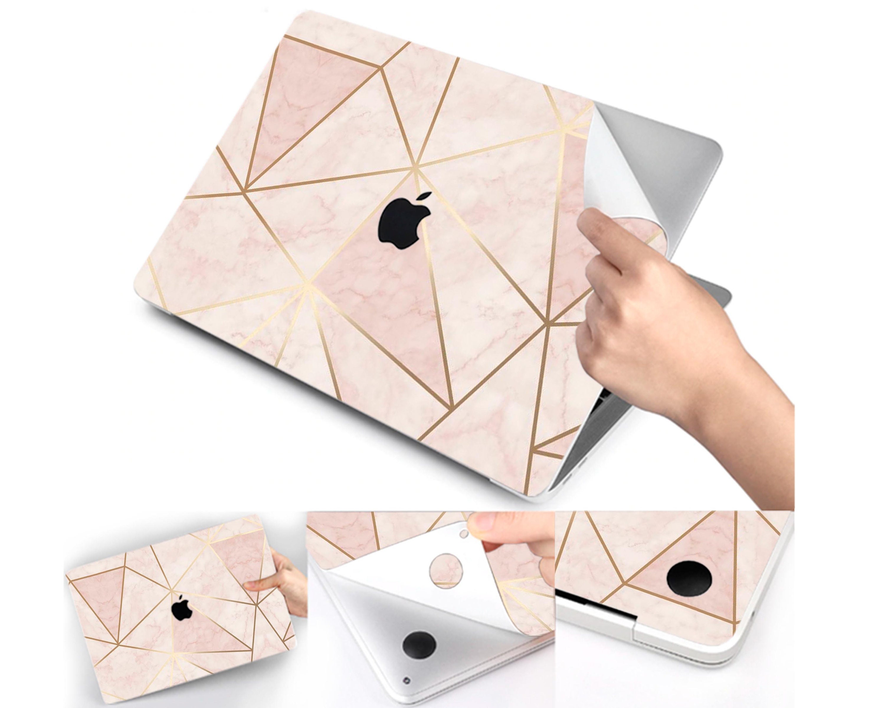 Rose Gold Cover Macbook Pro 13 2018 Mac Air 11 Skin Marble Etsy