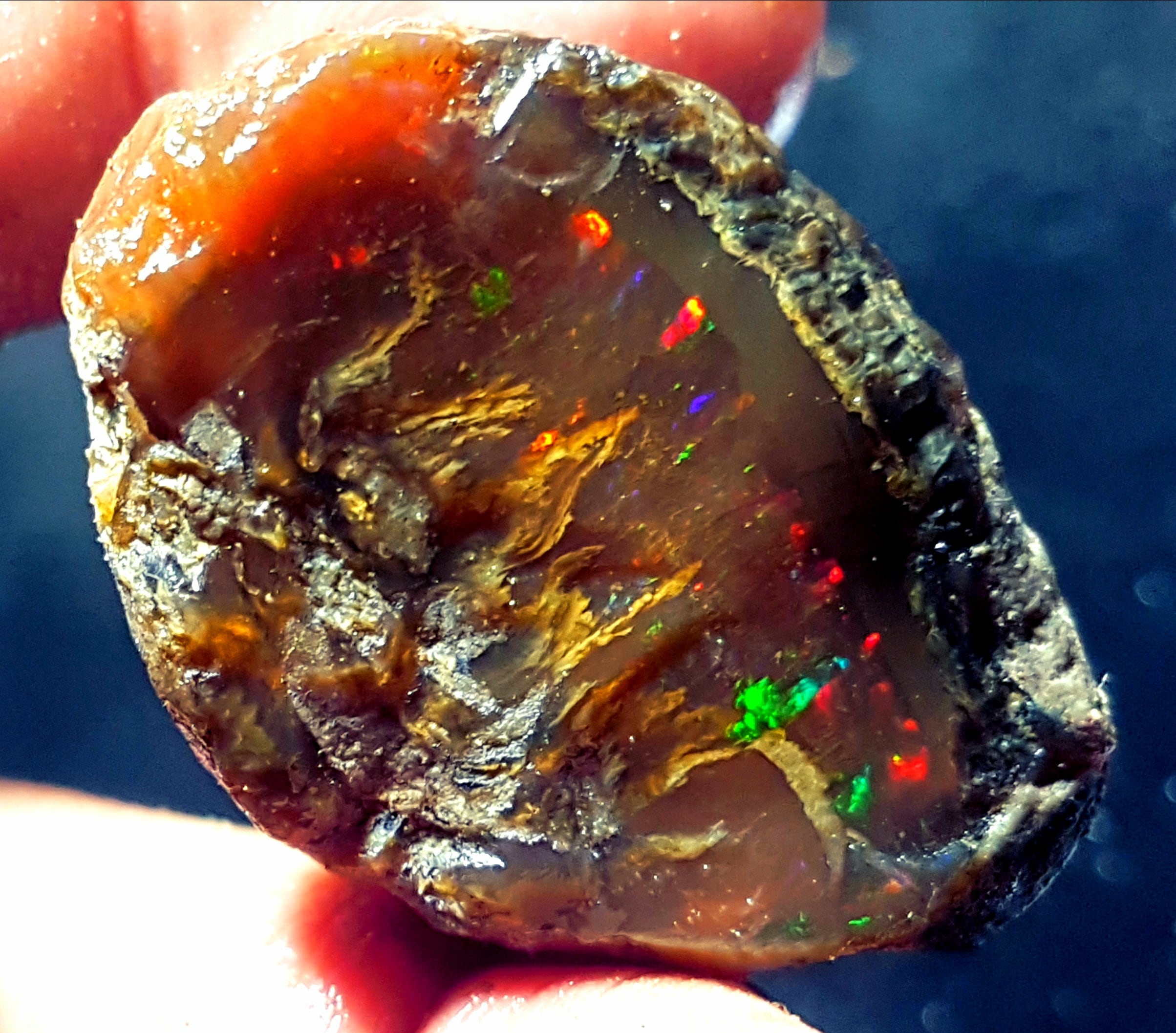 82 Carat Opal Rough Natural Ethiopian Opal RawMulti fire Etsy