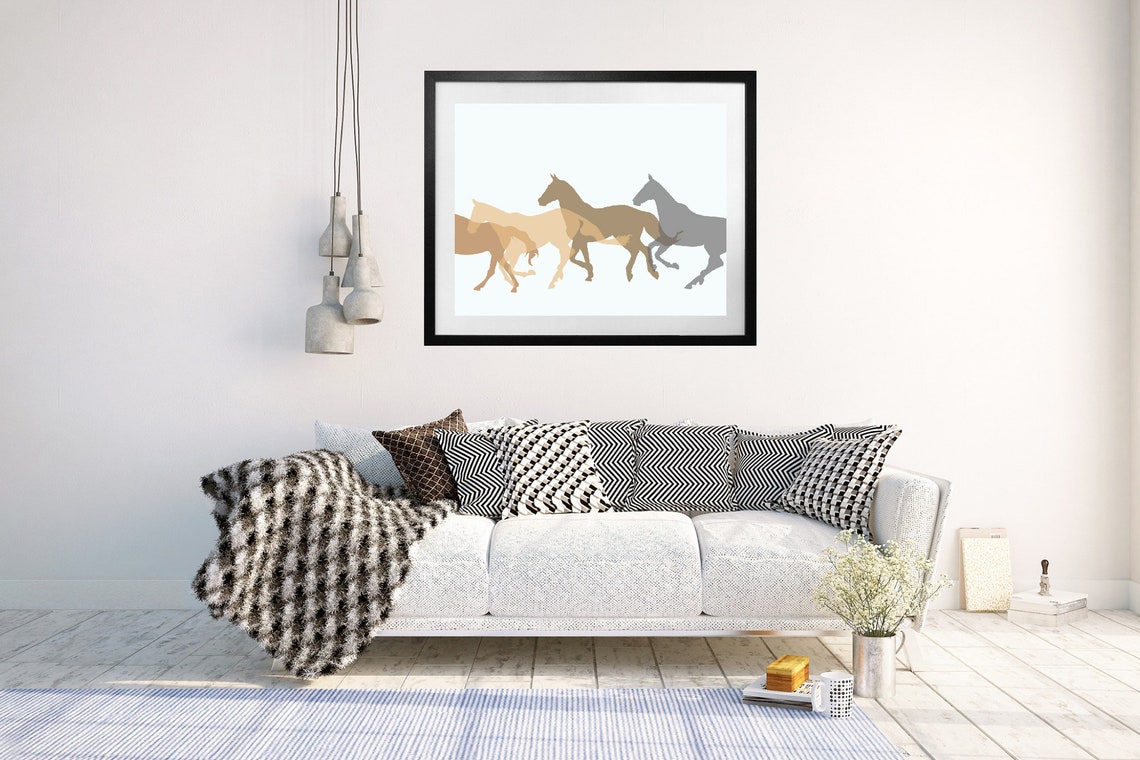 Rustic Horse Wall Art Digital Download Etsy