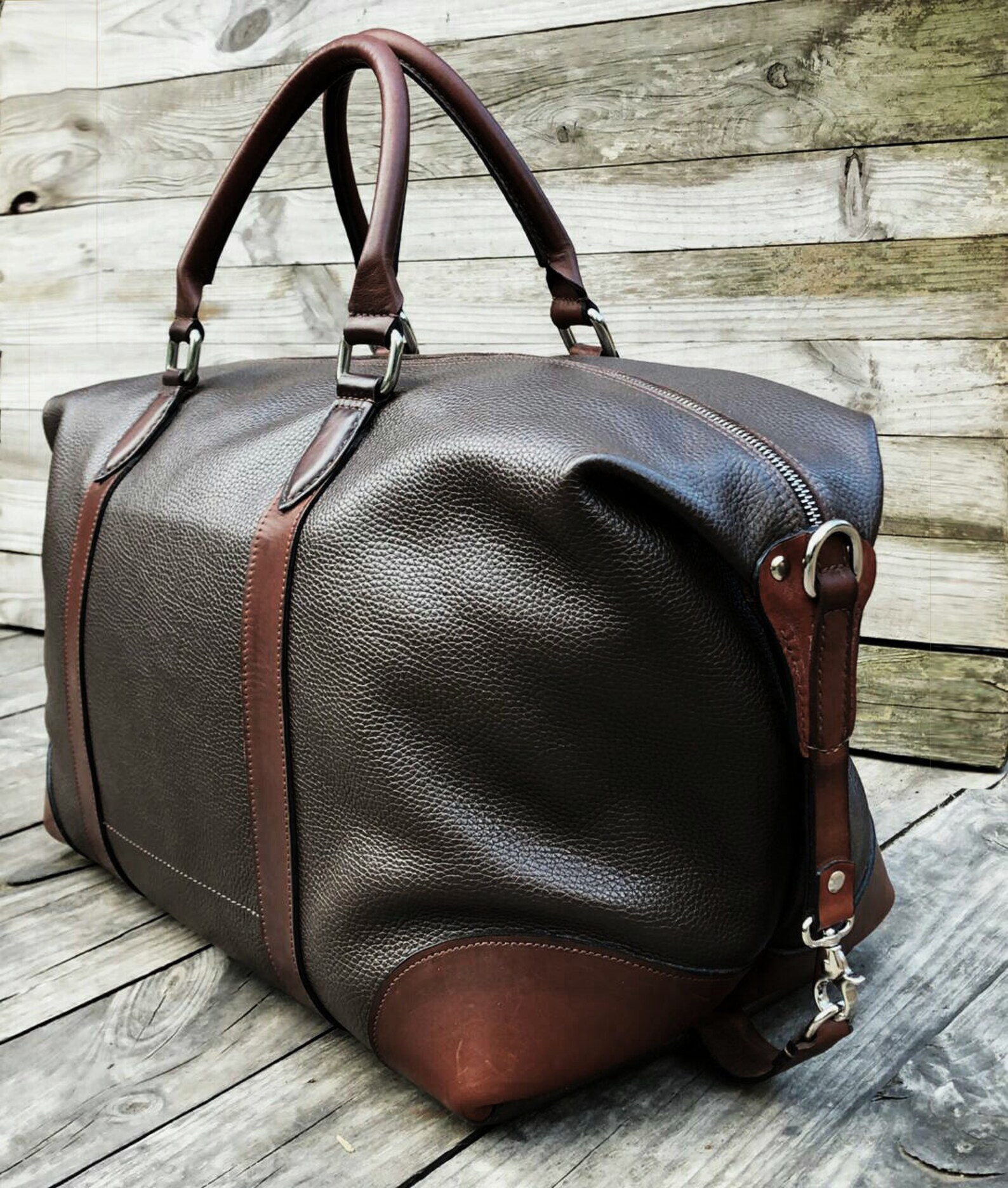 etsy mens travel duffle bag