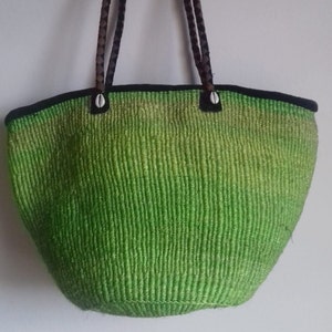 African handmade Sisal shoulder bags / Purses / Natural Fibres / Kenyan Sisal bags / purses