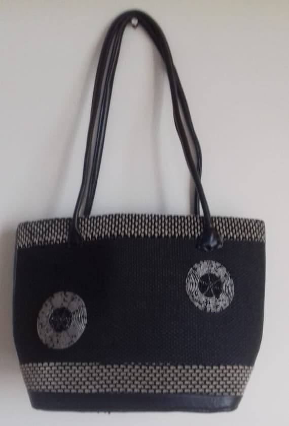 African handmade shoulder basket bag / purse/ Natu