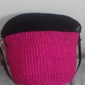 African Sisal bags - purses/ African handmade Sisal handbags / Natural Fibres.