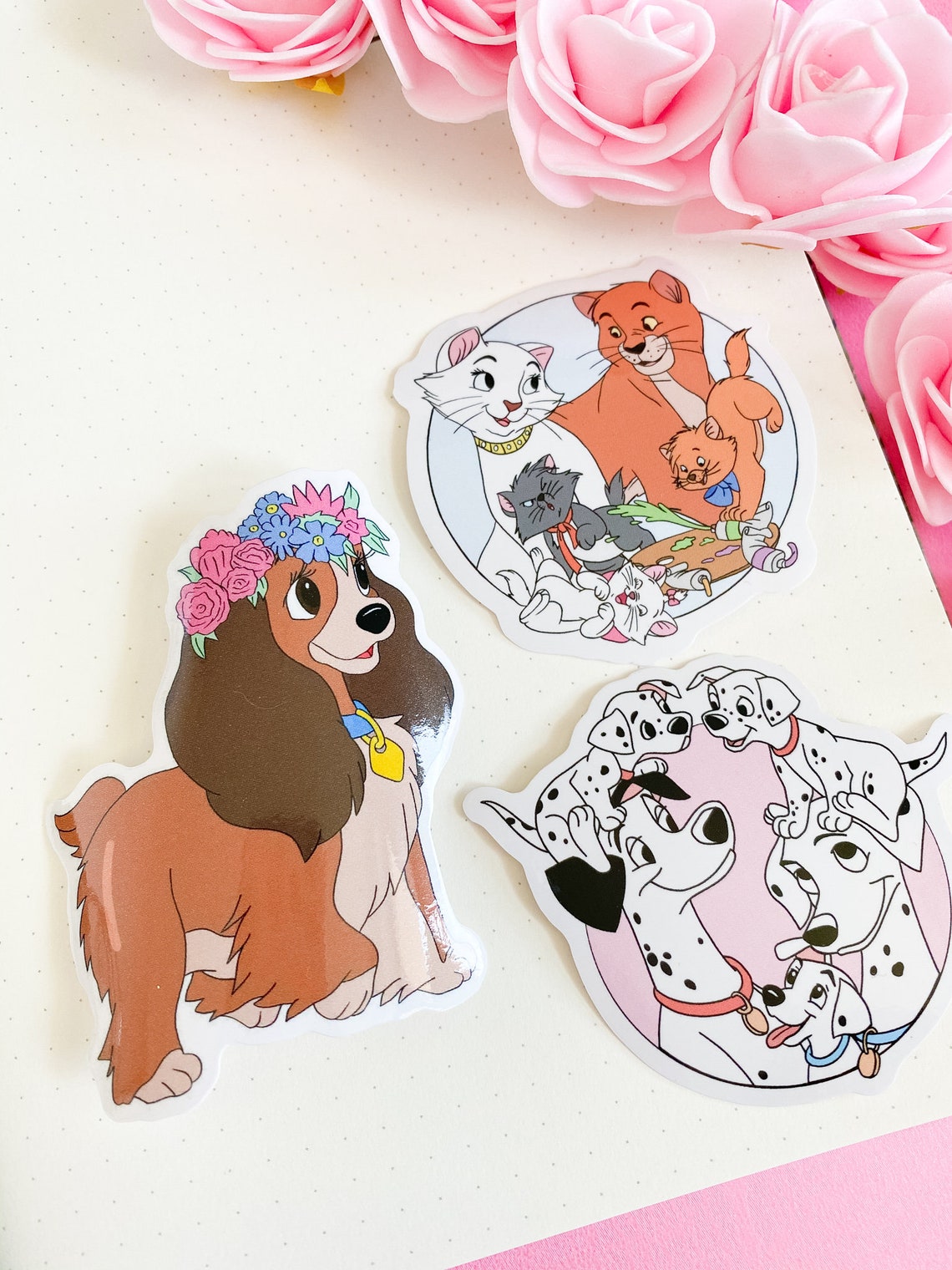 Aristocats family sticker Journal Stickers planner stickers | Etsy