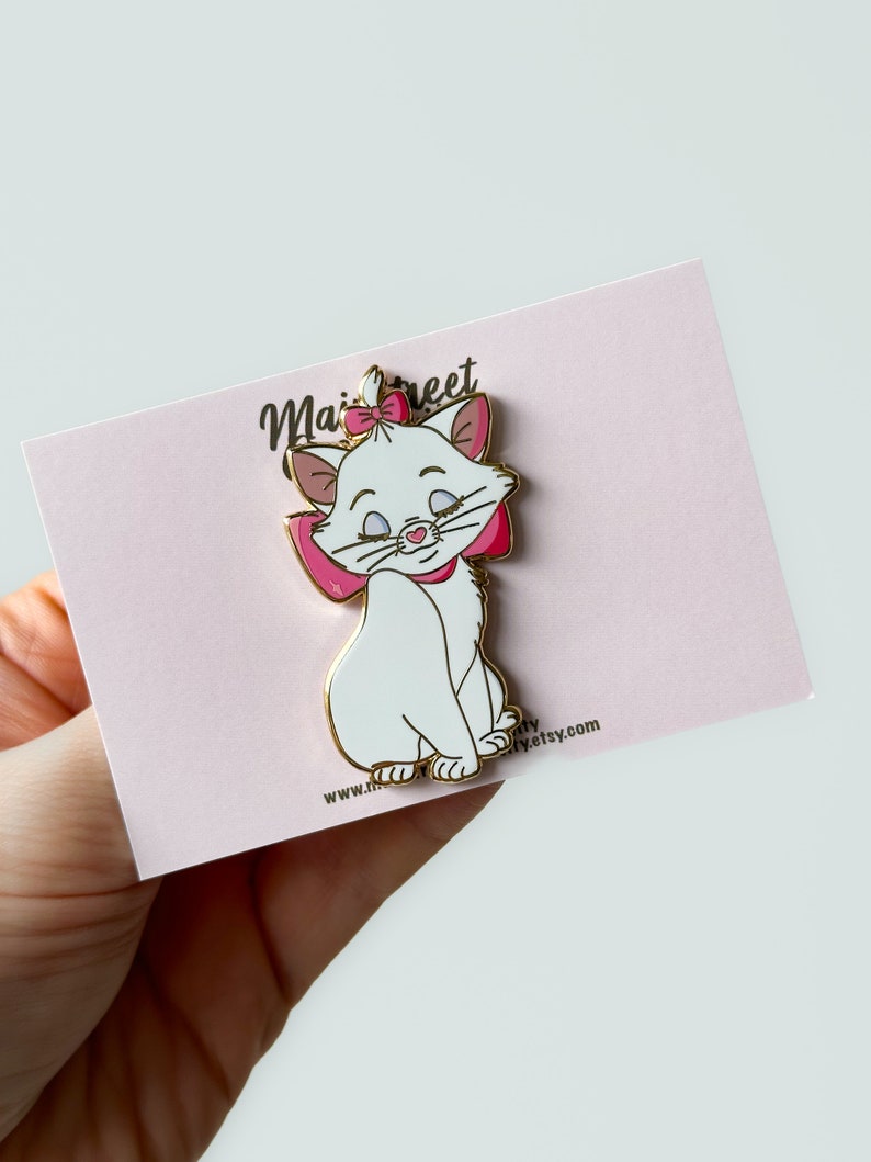 Marie Pin Aristocats Pin Katze Pin Tier Pin Emaille Pin Anstecknadel Süße Pin Kawaii Pin Bild 1