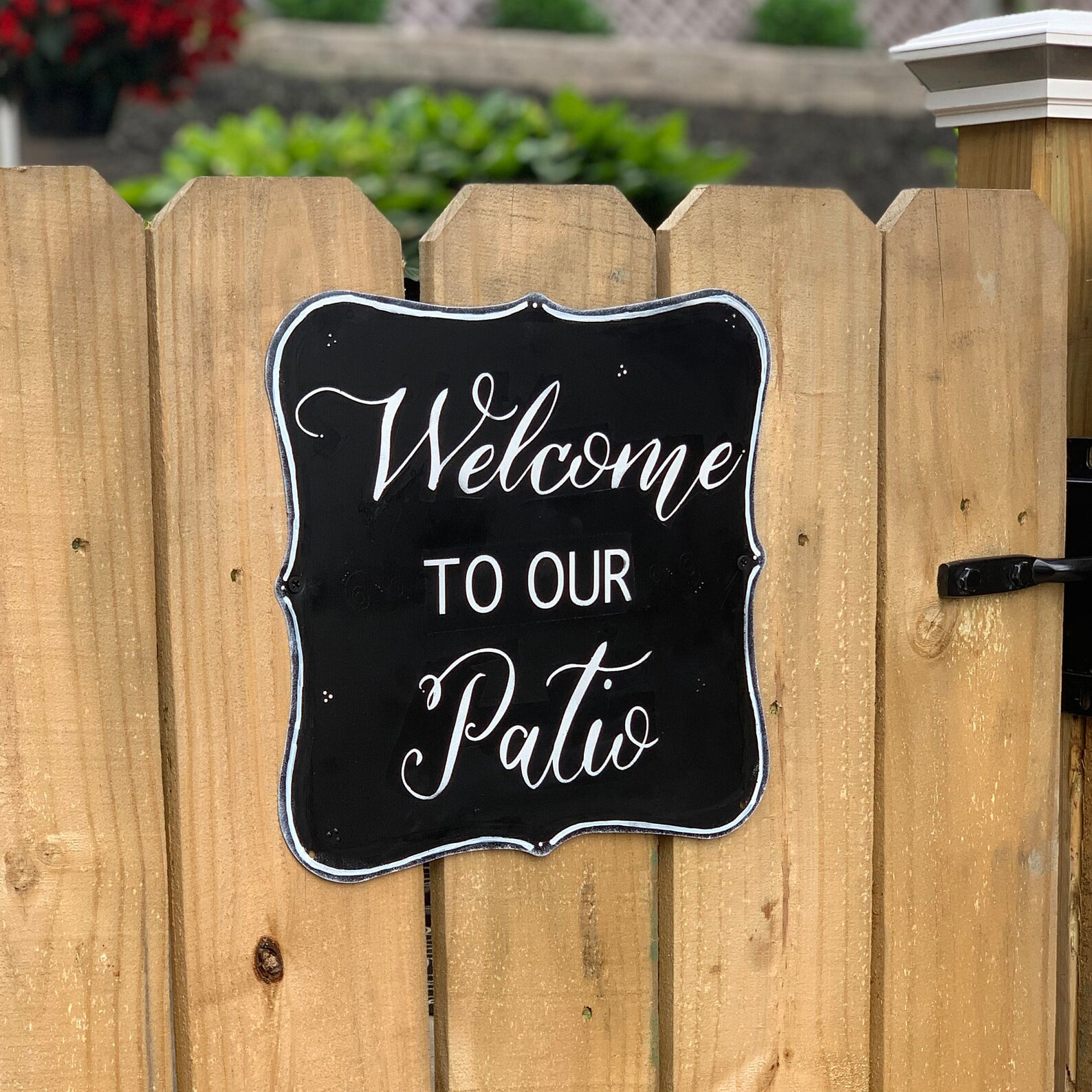 to Our Patio Sign Etsy