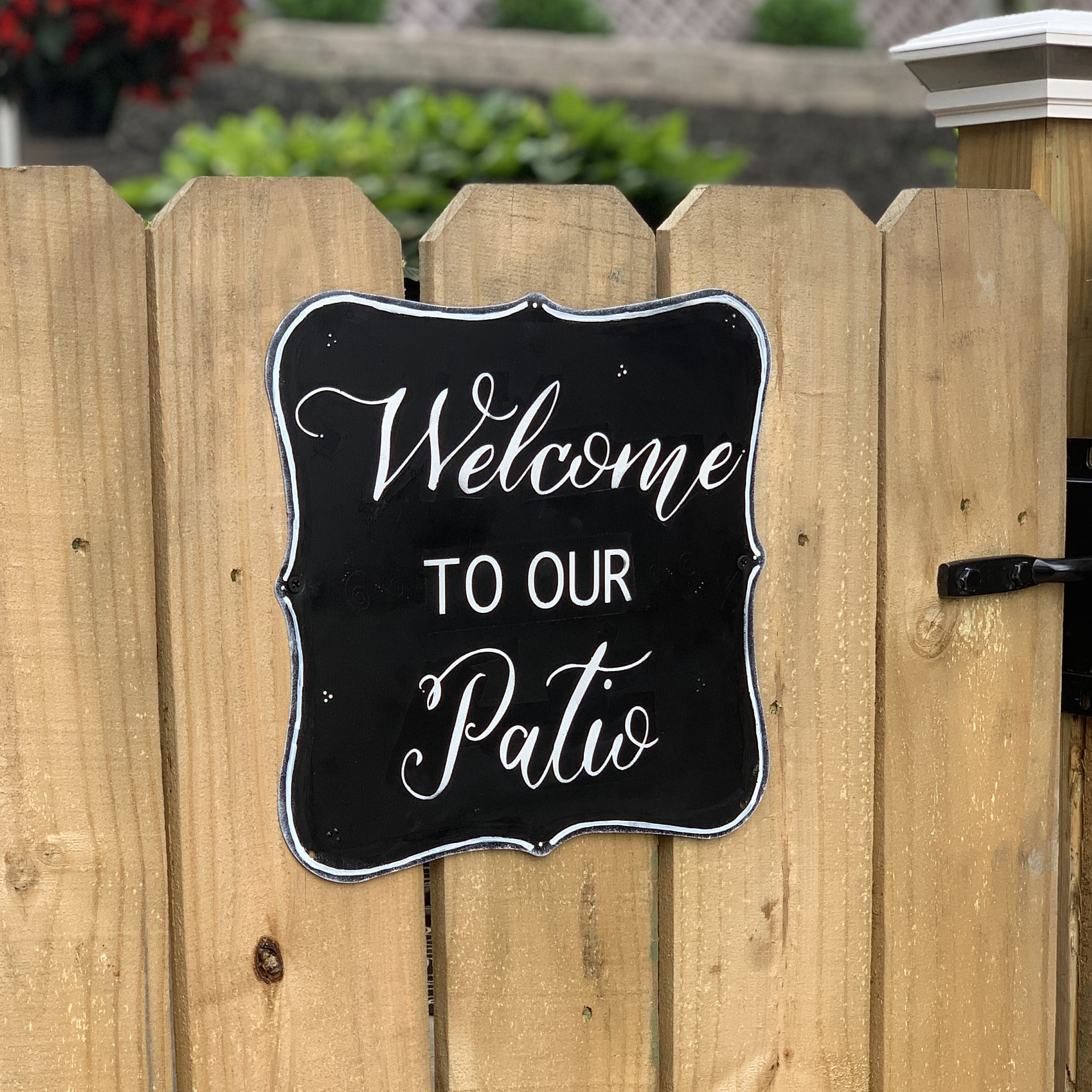 to Our Patio Sign Etsy