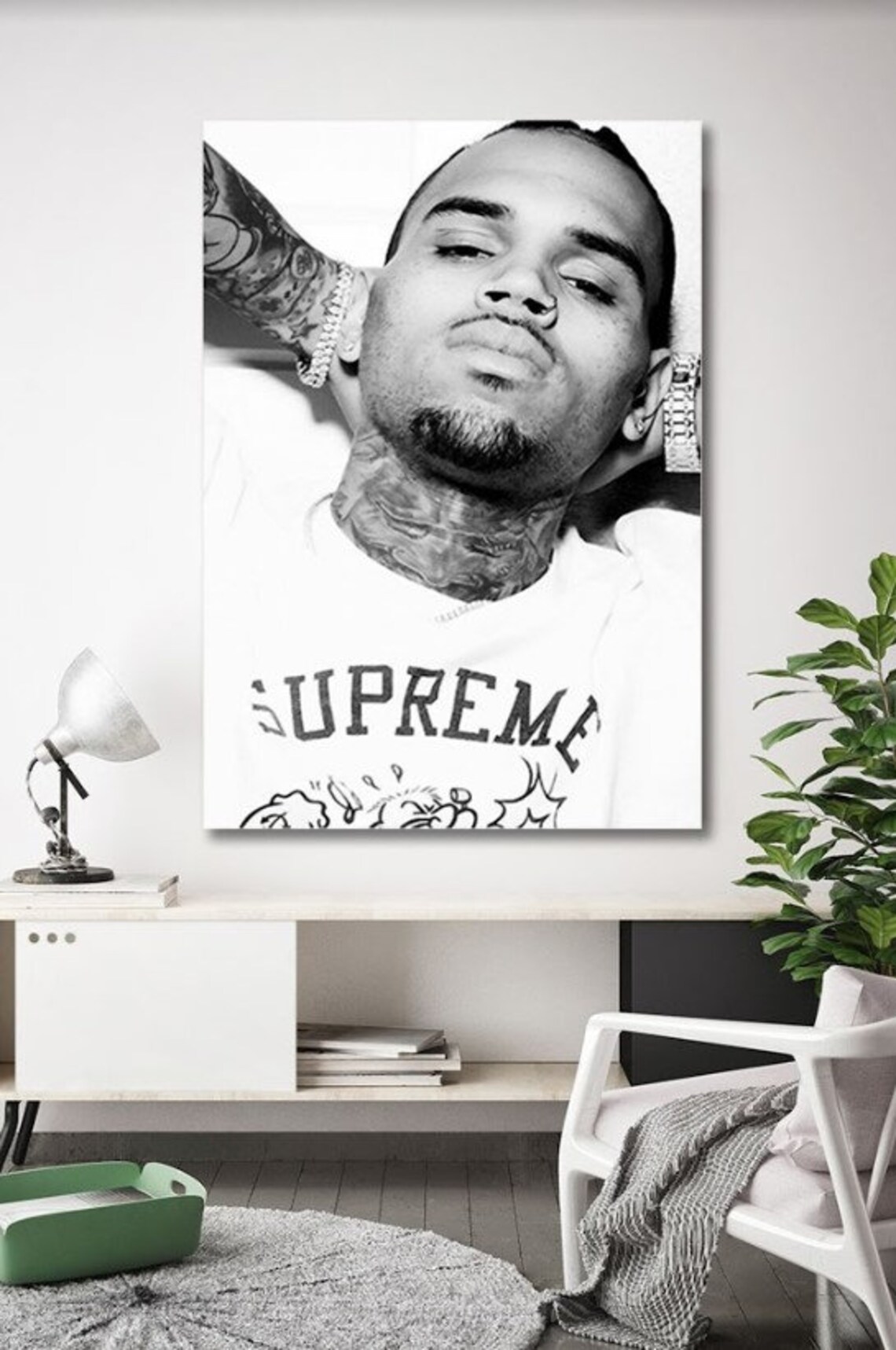 Chris Brown Poster Canvas / Chris Brown Print Canvas / Print Etsy