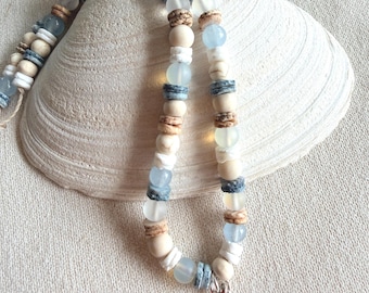 Coastal Style Necklace, Beach Jewelry, Summer Vacation Gifts, Nautical Style, Beachy Boho Style, Beach Lover Gift, Beachy Wedding Gifts