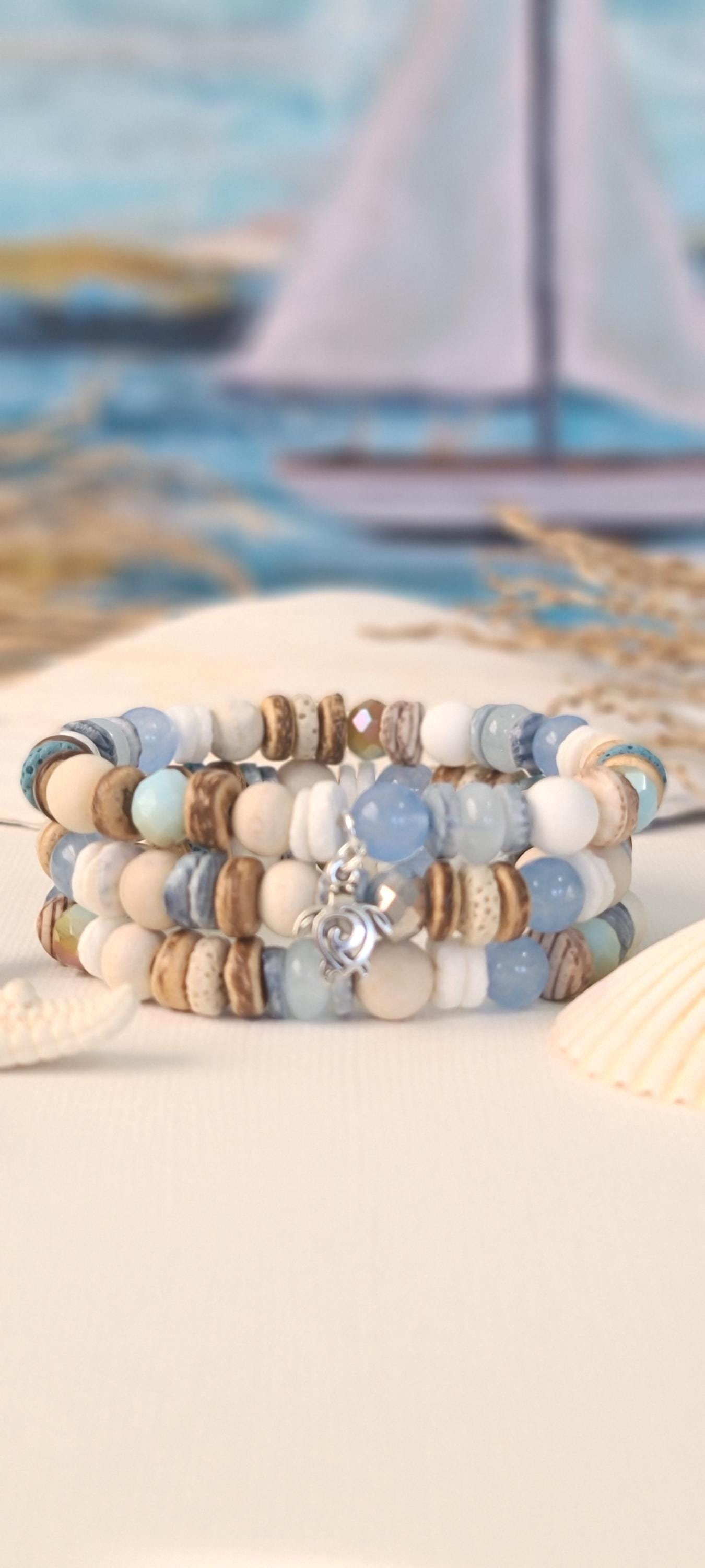 Ocean Charm Bead - Sterling Silver Seashell Pearl Charm - Fits Pandora Bracelets - Gift For Women - View #13