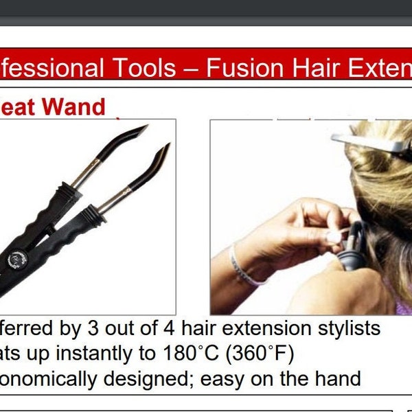 Heat Wand for Hair Extension