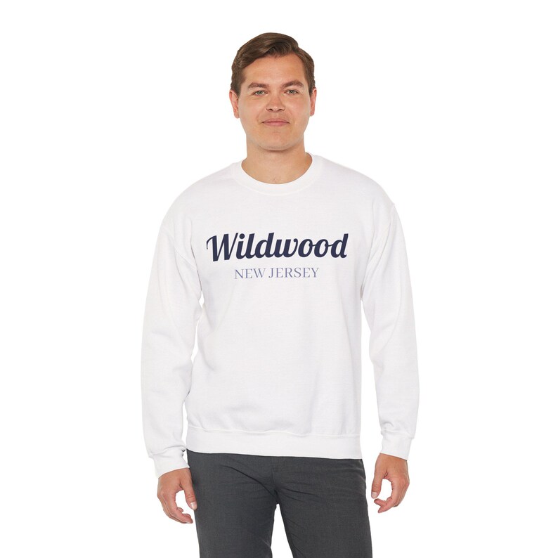 Wildwood New Jersey - Unisex Heavy Blend™ Crewneck Sweatshirt image 11