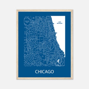 DePaul Universitäts-Dekor, Chicago Umgebungs-Nachbarschaftskarten-Druck, DePaul-Abschlussgeschenk, DePaul Alumni-Geschenk, personalisiertes Collegegeschenk