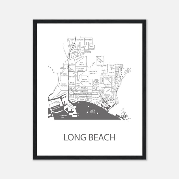 Long Beach Ca Wall Art Etsy