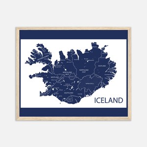 Impresión de mapas de Islandia, Decoración de la pared de Islandia, Regalos de boda de Islandia para pareja, Mapa de boda personalizado, Regalos personalizados para amigos, Regalo de compromiso