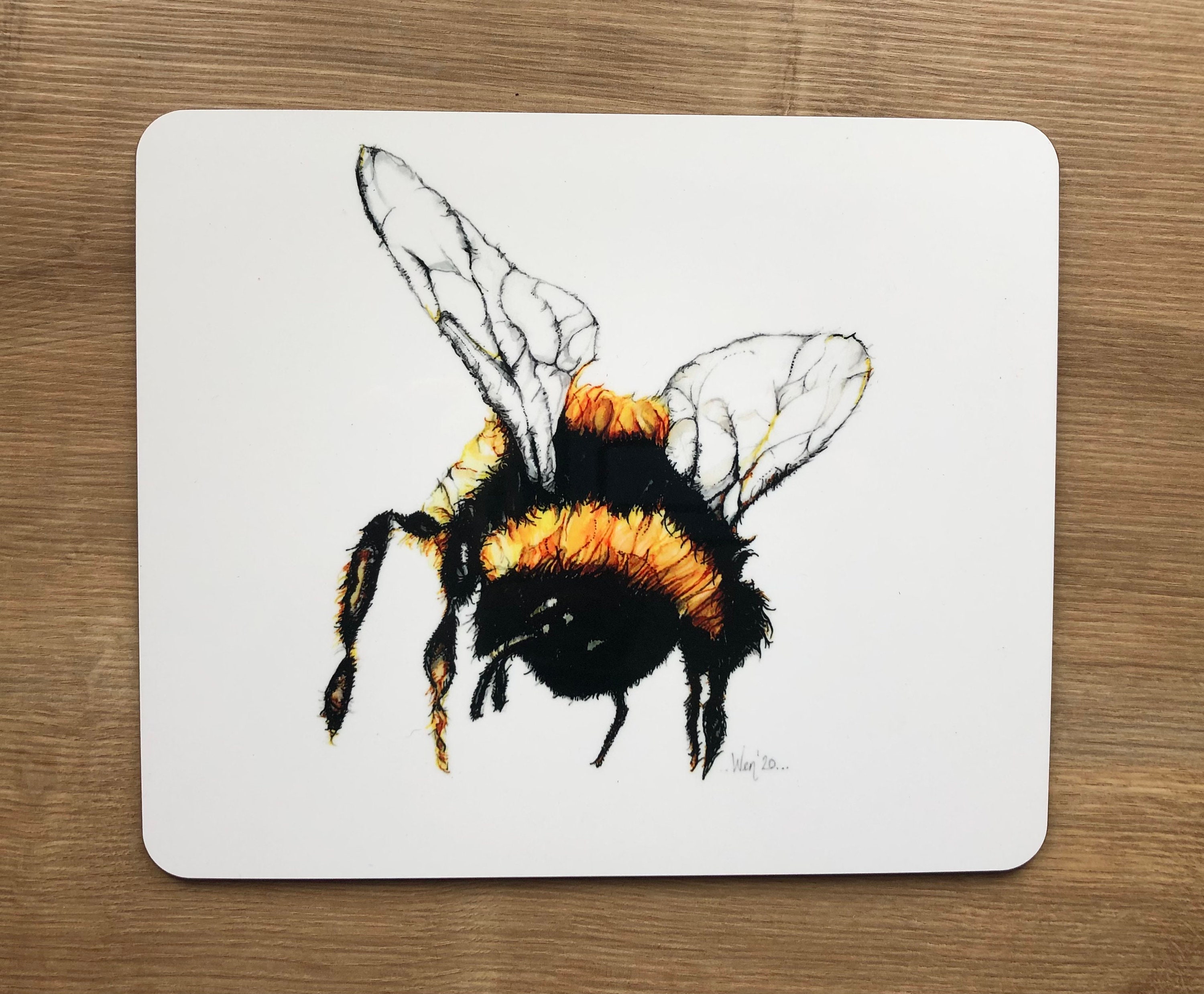 Bee placemat set Set of 4 placemats Bee placemats Bee gifts Etsy