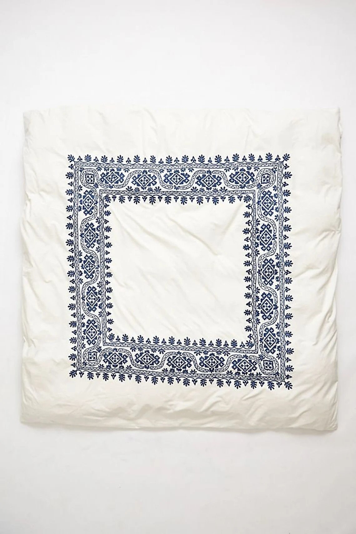 Embroidered Cotton Duvet Cover 3 Pcs Set Donna Cover Quilt Etsy