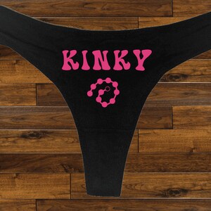 Kinky Panties, Bachelorette Party Gift, Women&#39;s Underwear, Bridal Gift, Bachelorette Party Shower, Funny underwear, Women&#39;s Thong