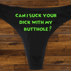 Can I| Funny Bridal Shower Gifts , Gag Gift, Bachelorette Party, Sexy Anniversary Gifts, Bikini Thongs