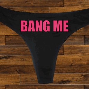Fun Bang Me Thong Gift Birthday Wedding Anniversary Bachelorette