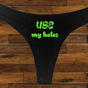 Use My Holes Thong, Gift For Boyfriend, Gift for Him, Mens Birthday Gift, Funny Anniversary Birthday Gift for Boyfriend Gift for Husband
