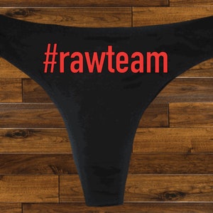 RawTeam Thong, Honeymoon Gift, Gag Gift, Naughty Underwear, X Rated Underwear, Panties Thong Perfect Gift Fun Significant Other
