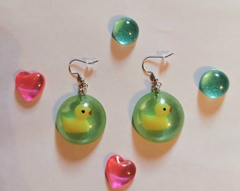 Bubble Ducky Earrings