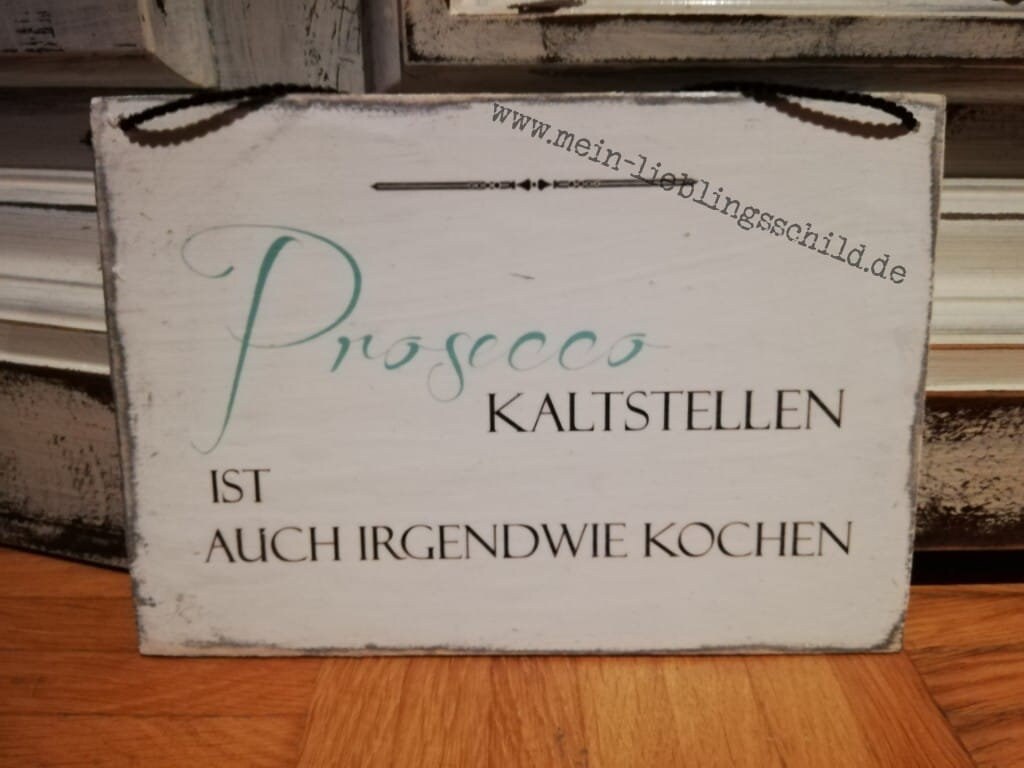 Poster Spruch - Prosecco Kaltstellen Ist Auch Irgendwie Kochen - Posterdruck