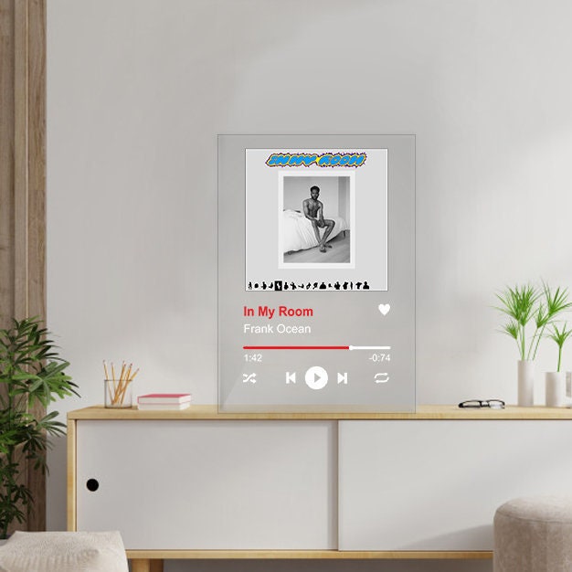 Frank Ocean In My Room Single Acrylic Plaque Modern Poster | Etsy