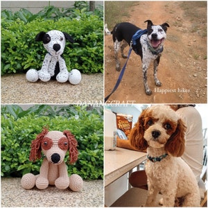 Aangepaste knuffelhond, aangepaste hondenknuffel, aangepaste gehaakte hond, aangepaste huisdier pluche, knuffelhond, hond gedenkteken pluche, replica van de hond, hondenkloon
