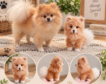 Custom Stuffed Dog, Custom Dog Plush, Custom Crochet Dog, Dog Replica, Custom Stuffed Animal, Personalized Pet Gift, Crochet Animal