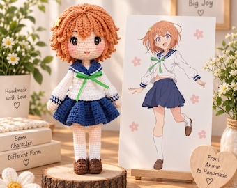 Custom Plush Doll, Drawing into Plush, Custom Plush Commission, Custom Character Plush, Custom Crochet Doll, Custom Stuffed Animal