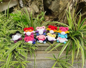 LGBT Frog Crochet, Pride Frog, Gift for LGBT, Pride Crochet, LGBT Pride, Lesbian, Bisexual, Pansexual, Omnisexual, Transgender, Asexual